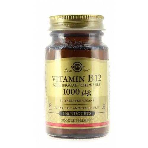 Solgar vitamina b12.1000mcg 100com