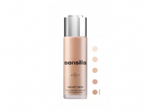 Sensilis Velvet Skin Maquillaje & Serum Hialurónico Noix