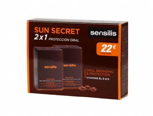 Sensilis Sun Secret Protección Oral 2x30 Cápsulas