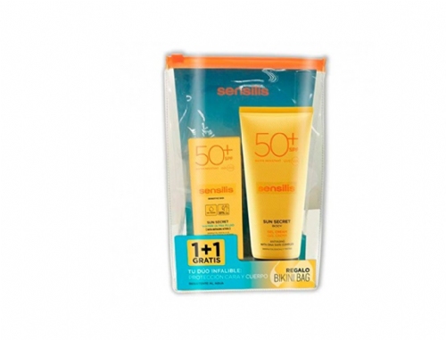 Sensilis Sun Secret Ultra Fluid SPF50 40ml + Body Gel SPF50 200ml