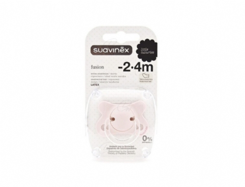 Suavinex Chupete Fusion Tetina Anatómica Látex 2-4 Meses