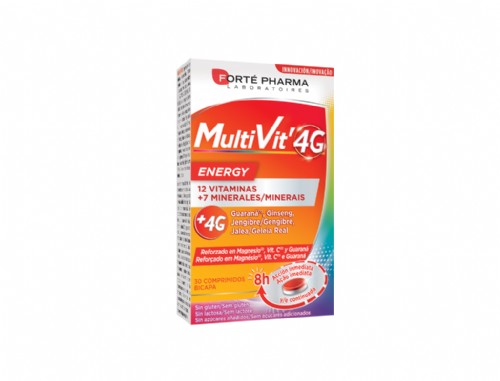 Multivit 4g Energy 30 comprimidos