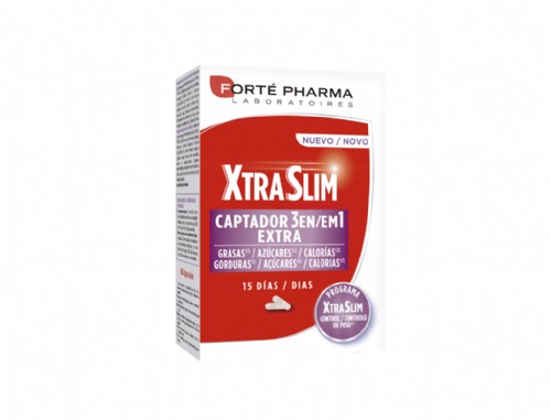 Xtraslim Captador 3 en 1 - 60 capsulas