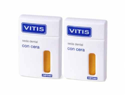 Vitis Seda Dental con Cera 50m x 2 Duplo Vitis Seda Dental con Cera 50m x 2 Duplo