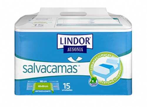 Lindor ausonia salvacamas (60 x 1.80 cm 15 u 6 paquetes)
