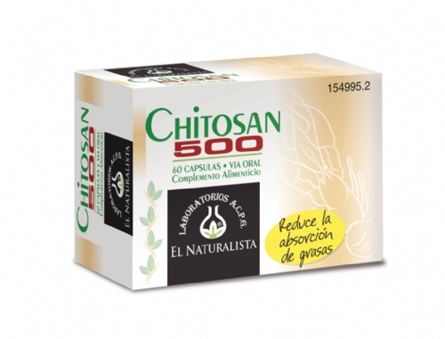 El Naturalista Chitosan 500 60 Cápsulas