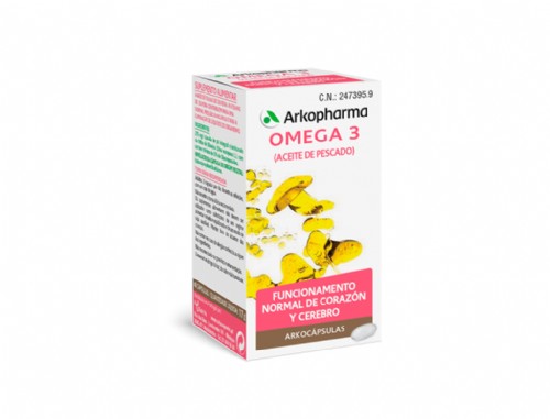 Arkocápsulas Omega 3 Aceite de Pescado 100 Cápsulas