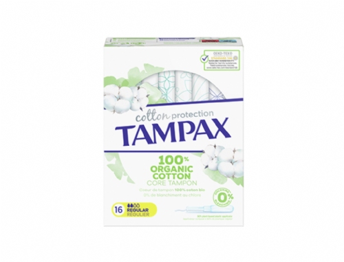 Tampax Cotton Orgánicos Protección Regular 16u