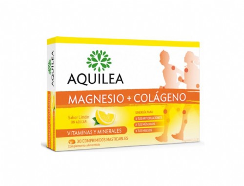 Aquilea Magnesio + Colágeno  (30 Comp)