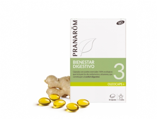 Pranarôm Oleocaps 3 Bienestar Digestivo 30 Cápsulas