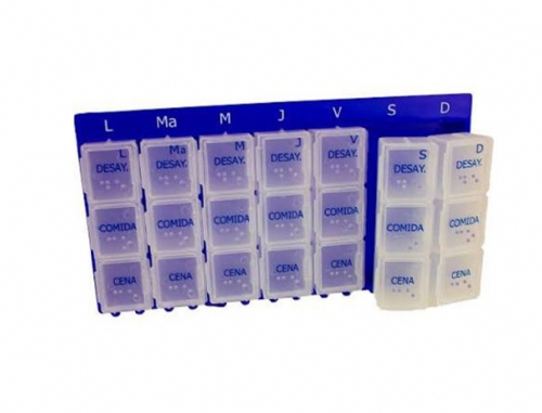 Pastillero Semanal - Organizador de Medicamentos 3T Diaria
