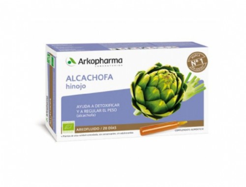 Arkofluido Alcachofa e Hinojo 20 Ampollas Bebibles