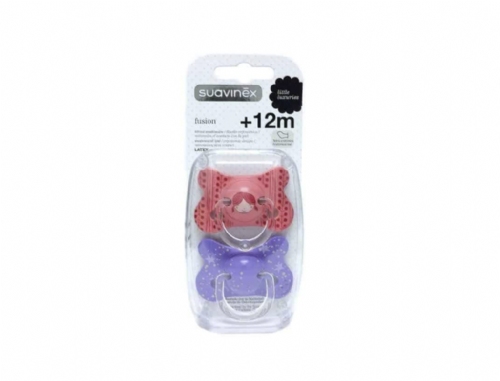 Suavinex Chupete Fusión Anatómico Látex +12 Meses 2 Uds