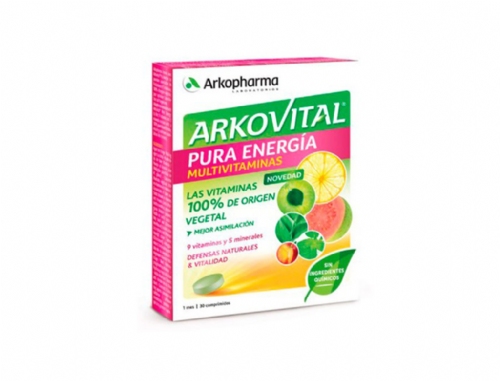 Arkovital Pura Energia 30 Comprimidos