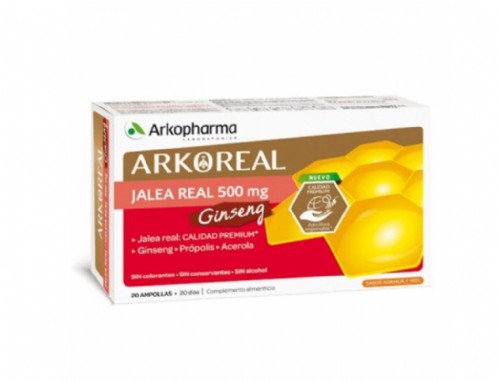 Arkoreal Jalea Real + Ginseg (15ml 20 Amp)