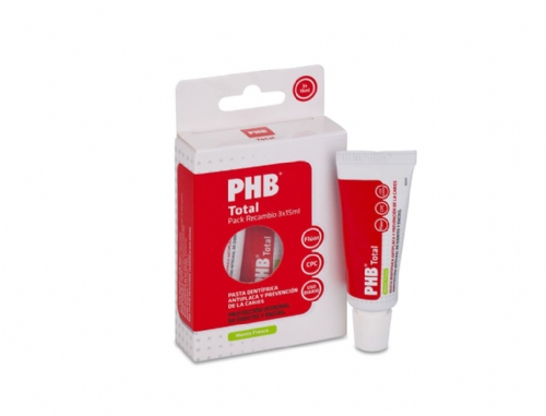PHB® Total Pasta Dentífrica 6ml 4 Tubos