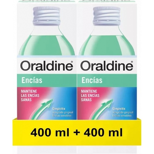 Oraldine encias (1 envase 400 ml + 1 envase 400 ml)