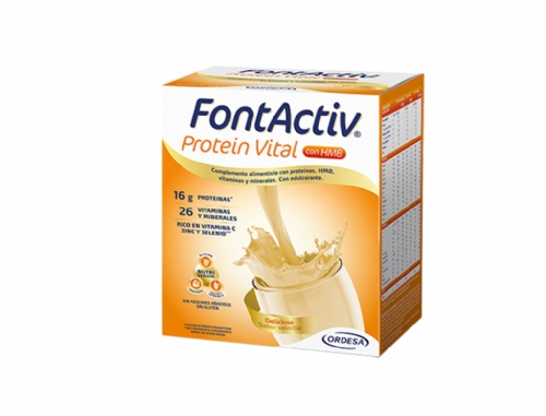FontActiv Protein Vital sabor Vainilla 14 Sobres