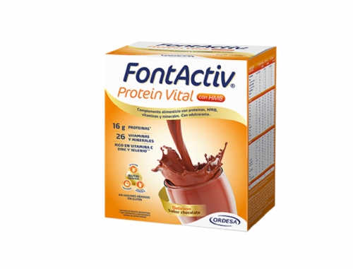 FontActiv Protein Vital sabor Chocolate 14 Sobres