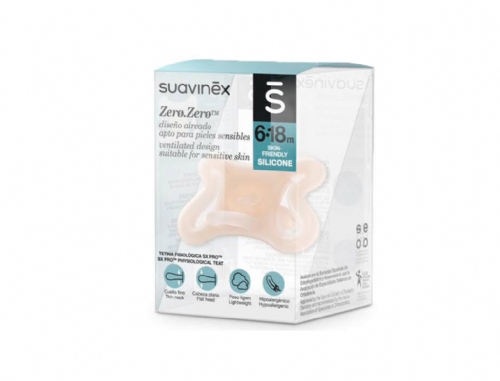 Suavinex Chupete ZERØ.ZERØ™ Tetina Fisiológica Sx Pro 6-18 meses