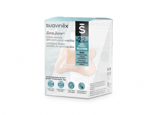 Suavinex Chupete ZERØ.ZERØ™ Tetina Fisiológica Sx Pro -2 -2 meses