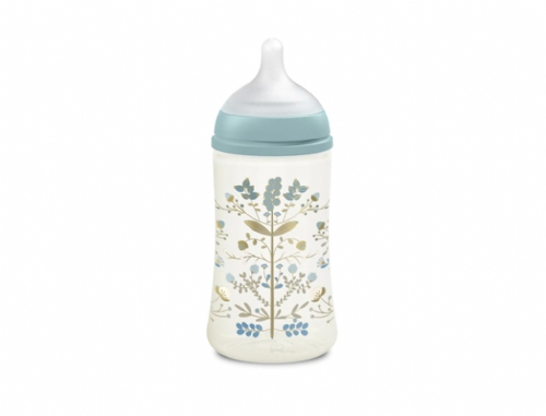 Suavinex Biberón Premium Gold Silicona Tetina Fisiologuca +3m 270ml