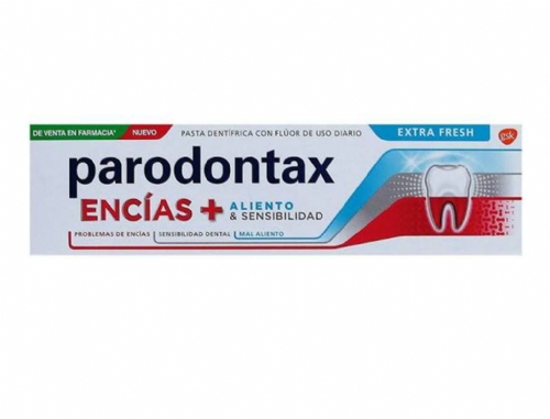 Parodontax Encías + Aliento & Sensibilidad Extra Fresh 75ml