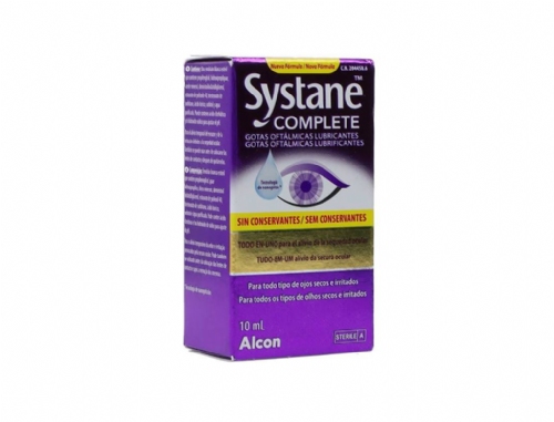 Systane Complete Gotas Oftálmicas Lubricantes sin Conservantes 10ml