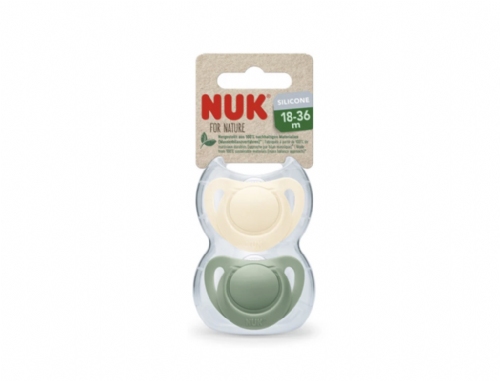 Nuk Chupete for Nature Látex 18-36 meses 2u.