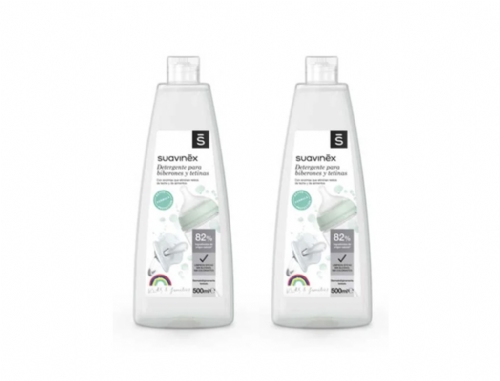 Suavinex Detergente específico para Biberones y Tetinas Duplo 500m+500ml