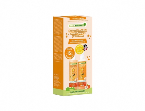 NosaProtect Pack Desenredante 250ml + Champú Melocotón 250ml