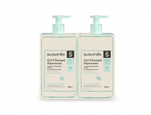 Suavinex Gel-Champú Espumoso Duplo 750ml+750ml