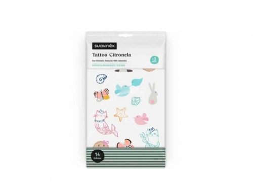 Suavinex Tattoo con Citronella 14 Unidades
