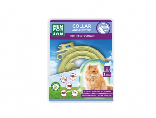 Menforsan Collar Anti insectos Gatos