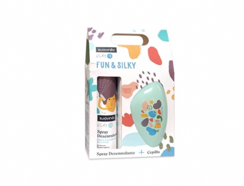 Suavinex Pack Kids Spray Desenredante + Cepillo