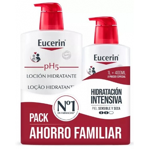 Eucerin locion 1000 ml + locion intensiva 400 ml
