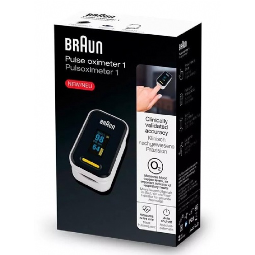Braun pulsioximetro a pilas