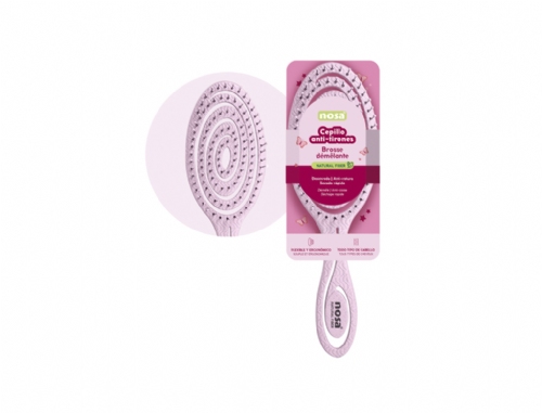 NosaProtect Cepillo Anti-tirones Rosa