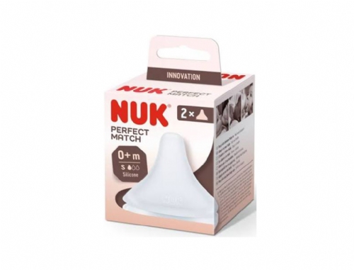 Nuk® Tetina Perfect Match Silicona Flujo S 2u.