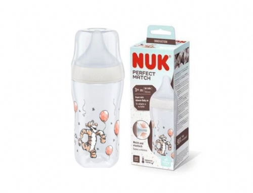 Nuk® Biberón Perfect Match Silicona Flujo M WTP Tigre 260ml 