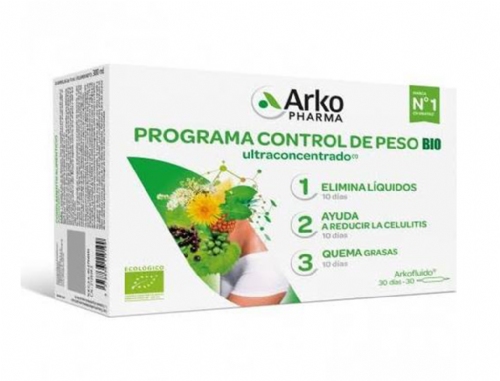 Arkofluido® Programa Control de Peso BIO 30 ampollas