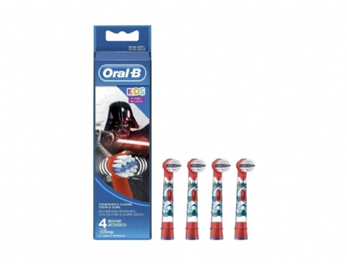 Oral-B Kids 3+ Star Wars Recambio Cepillo Eléctrico 4uds