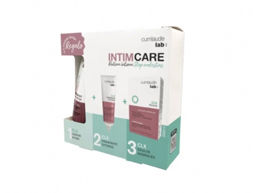 Cumlaude Lab CLX Óvulos 10 uds + Hidratante Externo 30 ml + Higiene Íntima 100 ml