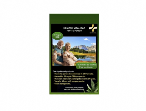 Healthy Vitalidad Forte Plus CBD 12 Parches 32mg 