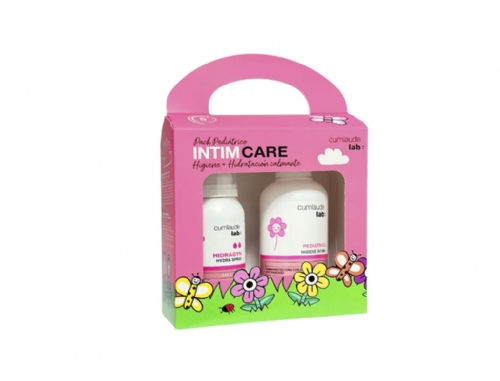 Cumlaude Pack Pediátrico Intimcare Higiene Íntima Gel 250ml + Hidratación Spray 75ml