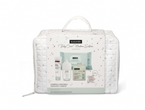 Suavinex Regalo Maleta Hospital Bebé con Cosmética y Chupete Blanco