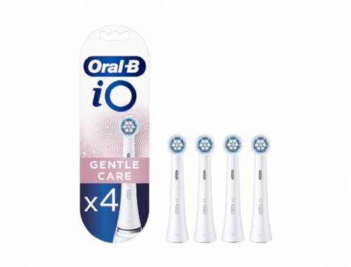 Oral-B iO Gentle Care Recambios para Cepillo de Dientes Eléctrico, Pack de 4