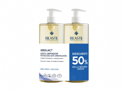 Rilastil Xerolact Aceite Limpiador Duplo 2x1L