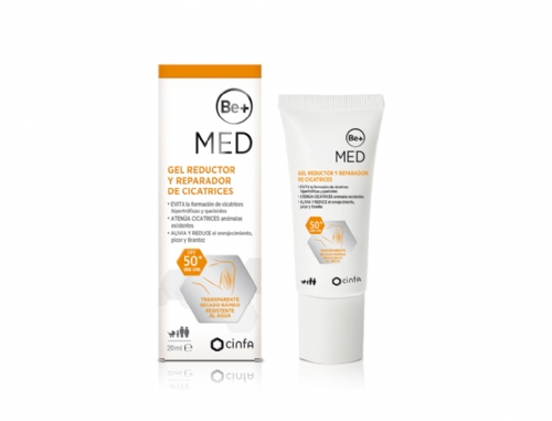Be+ Med Gel Reductor y Reparador de Cicatrices SPF50+ 20ml