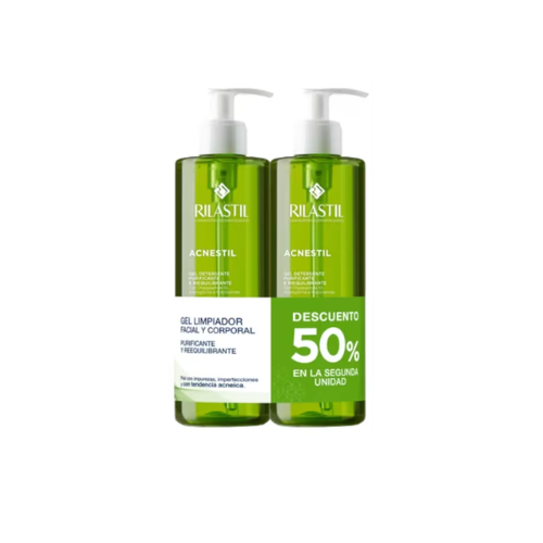 Rilastil Acnestil Gel Limpiador 2x400ml